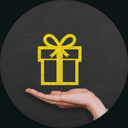 rundes Logo mit der EmpowerHER Frau